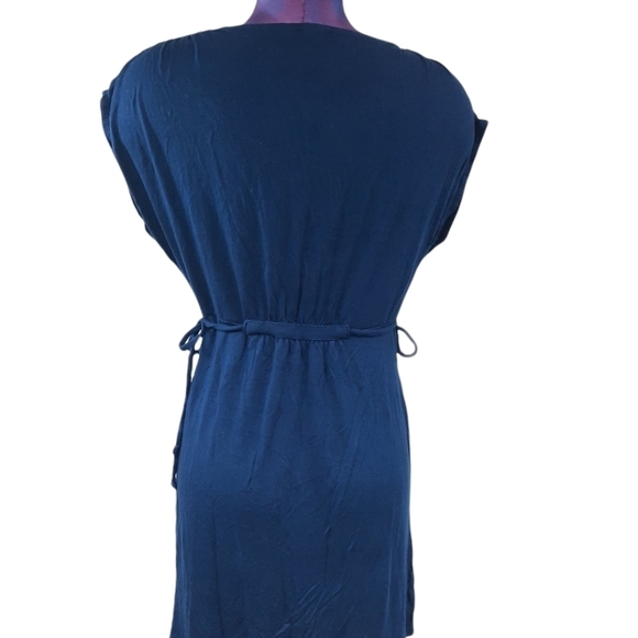 Merona Navy Deep Plunge Swim Suit Cover-up Size Small Women's - Picture 5 of 8